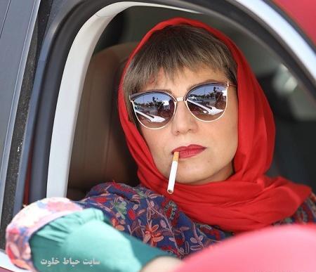 عکس سیگار کشیدن شبنم مقدمی