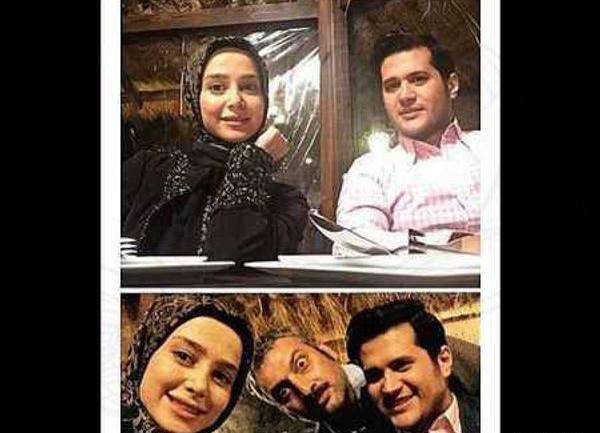 عکس سیاوش خیرابی با الناز حبیبی