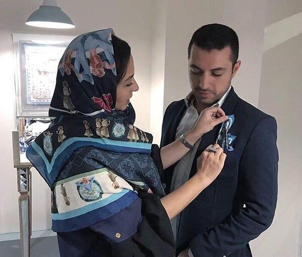عکس آناهیتا درگاهی و همسرش
