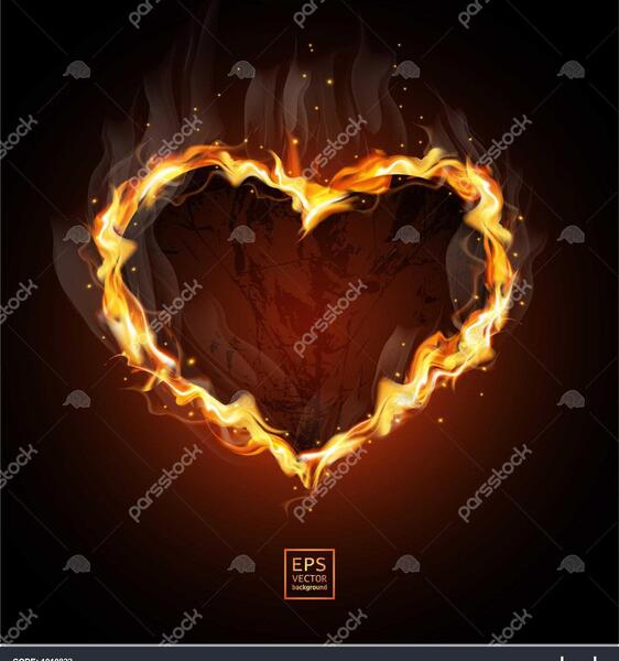 عکس قلب تیره