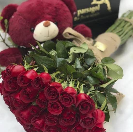 عکس دسته گل روز دختر