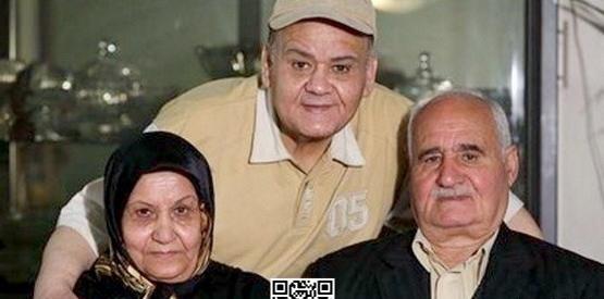 عکس اکبر عبدی و پدرش