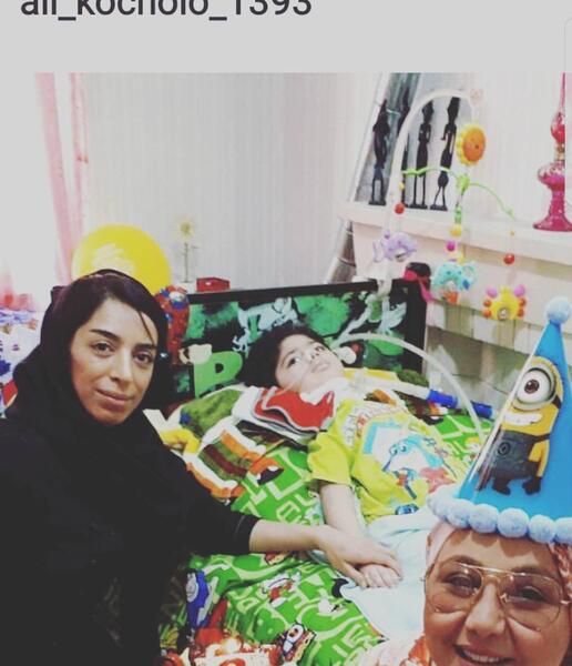 عکس بچه ی بهنوش بختیاری
