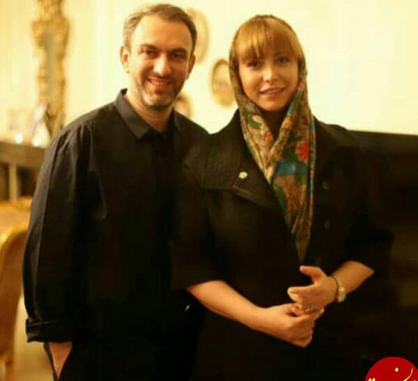 عکس فریبا نادری و همسرش مهرداد