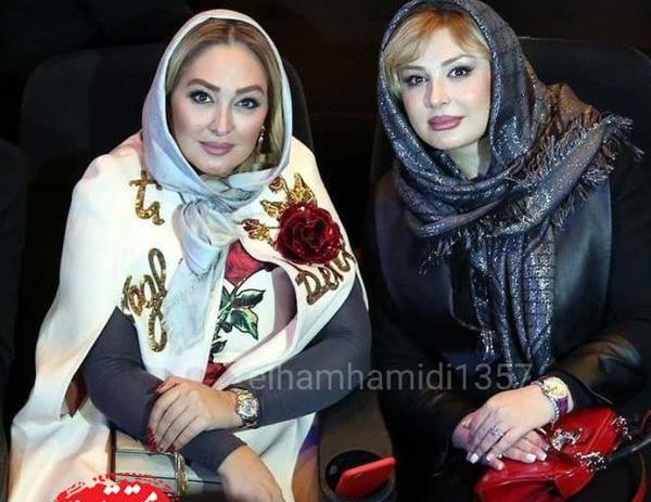 عکس الهام حمیدی با نیوشا ضیغمی