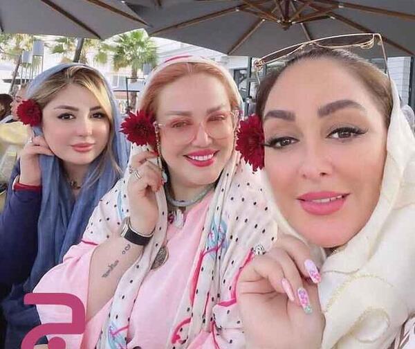عکس الهام حمیدی با نیوشا ضیغمی