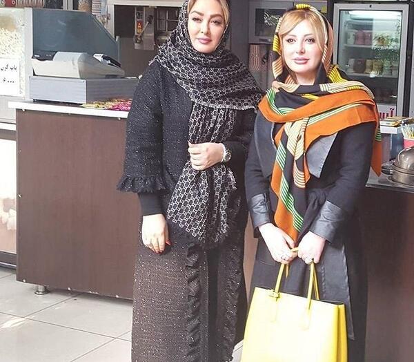 عکس الهام حمیدی با نیوشا ضیغمی