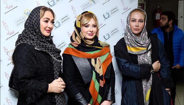 عکس الهام حمیدی با نیوشا ضیغمی