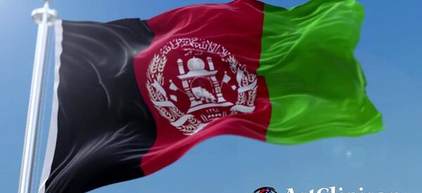 عکس پرچم غمگین افغانستان
