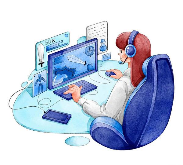 عکس پروفایل دختر گیمر