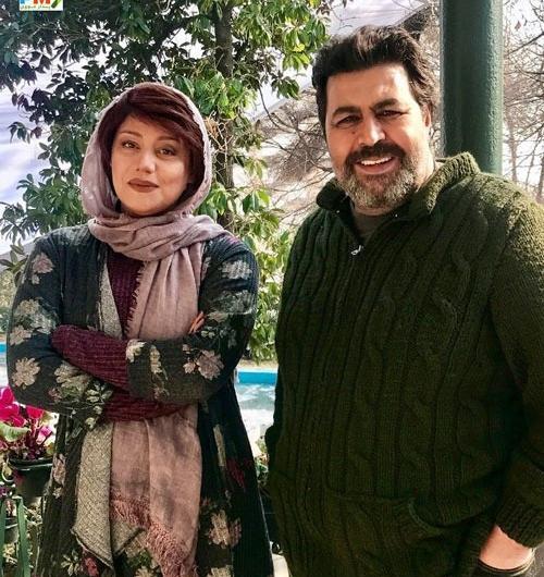 عکس شبنم مقدمی با همسر