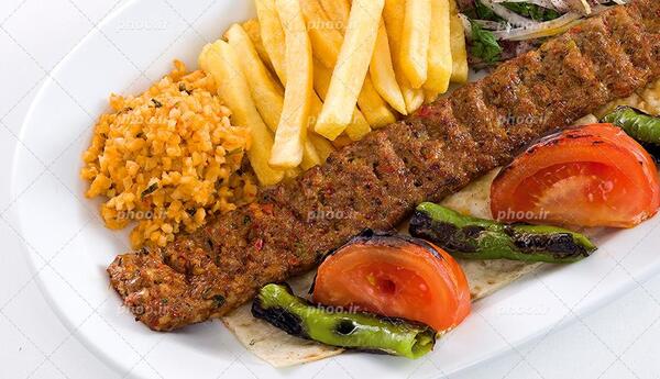 عکس با کیفیت از چلو کباب