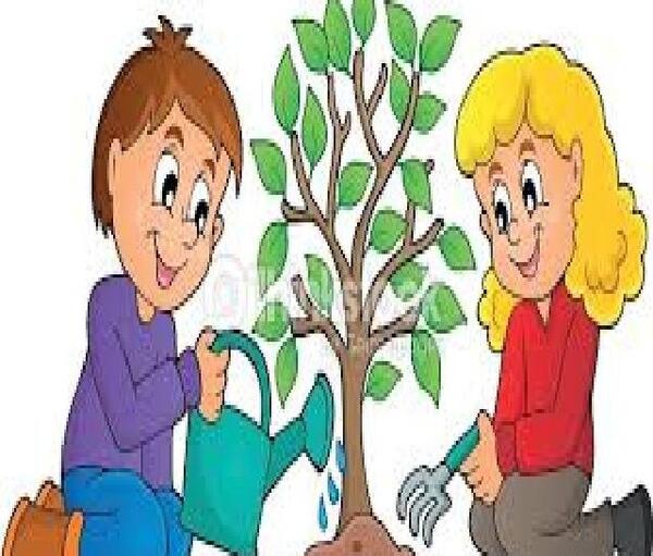 عکس کارتونی کاشت درخت