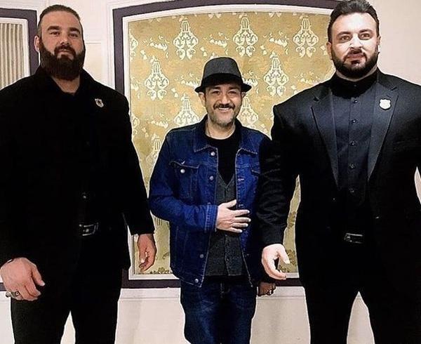 عکس بهنوش بختیاری با بادیگاردهایش