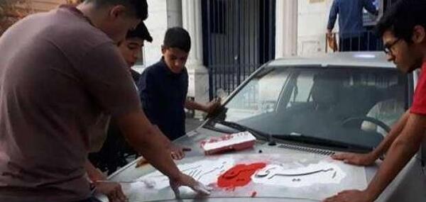 عکس پشت نویس ماشین