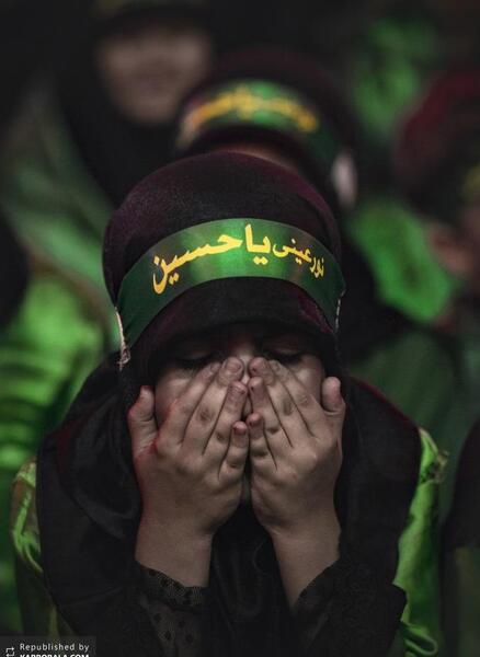 عکس گریه کن امام حسین