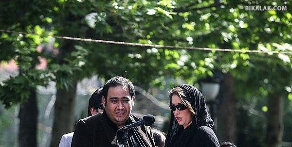 عکس های خاکسپاری عسل بدیعی