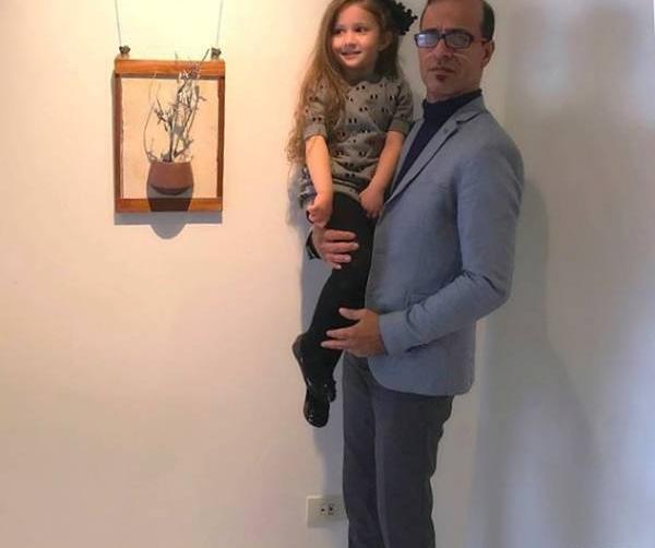 عکس شاهرخ استخری با پدرش