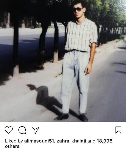 عکس جوانی حمید فرخ نژاد