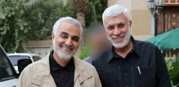 عکس حاج قاسم سلیمانی و ابومهدی