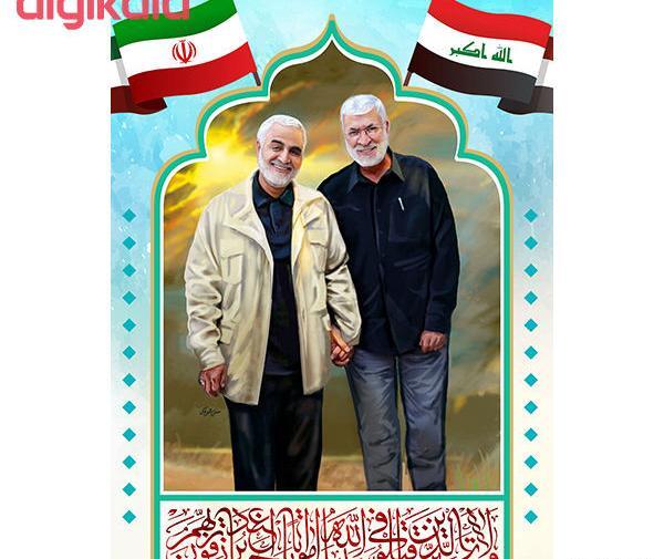 عکس حاج قاسم سلیمانی و ابومهدی