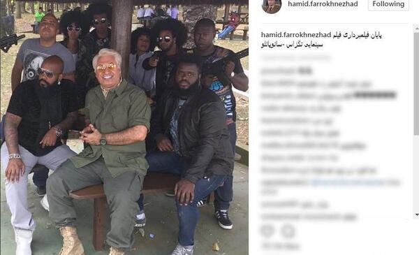عکس حمید فرخ نژاد در تگزاس
