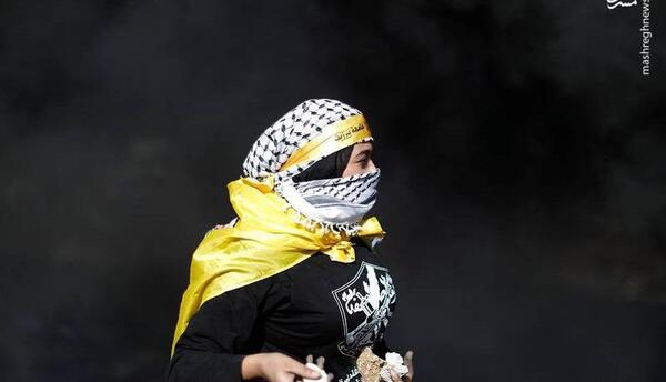 عکس دختر فلسطینی روز قدس