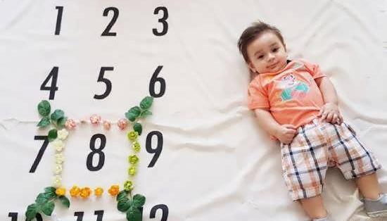 عکس ماهگرد هفت ماهگی پسر