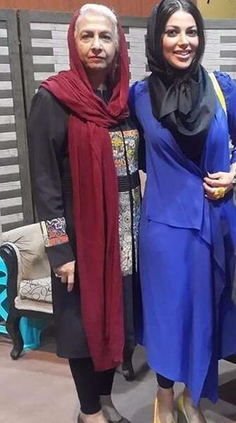 عکس سعیده عرب و همسرش