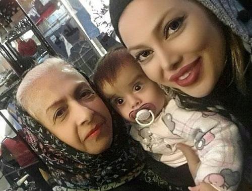 عکس سعیده عرب و همسرش