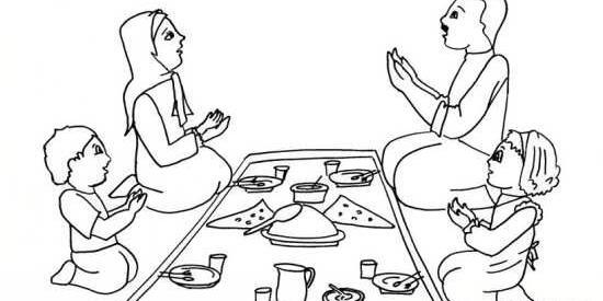 عکس ایده برای نقاشی ماه رمضان