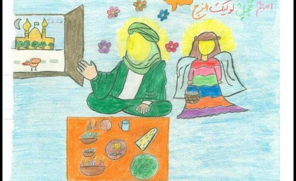 عکس ایده برای نقاشی ماه رمضان
