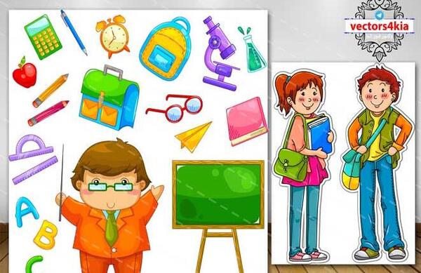 عکس وکتور دانش آموز