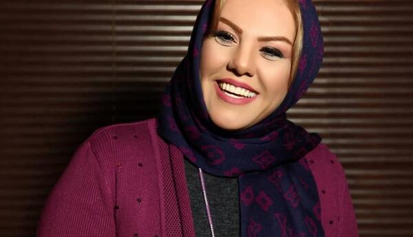 عکس افسانه چهره ازاد با همسرش