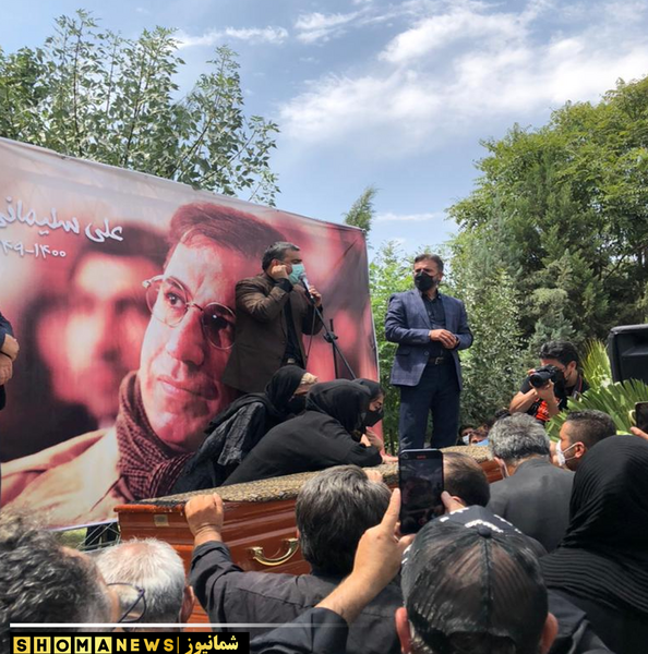 عکس سنگ قبر علی سلیمانی