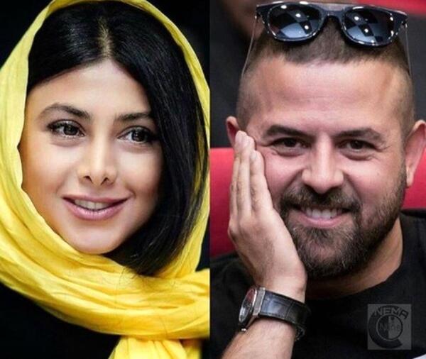 عکس آزاده صمدی و همسر سابقش