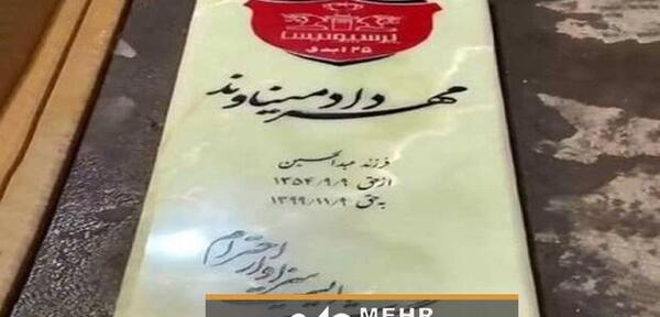 عکس سنگ قبر مهرداد میناوند