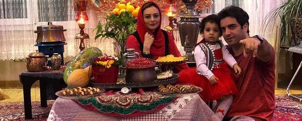 عکس شاهرخ استخری در شب یلدا