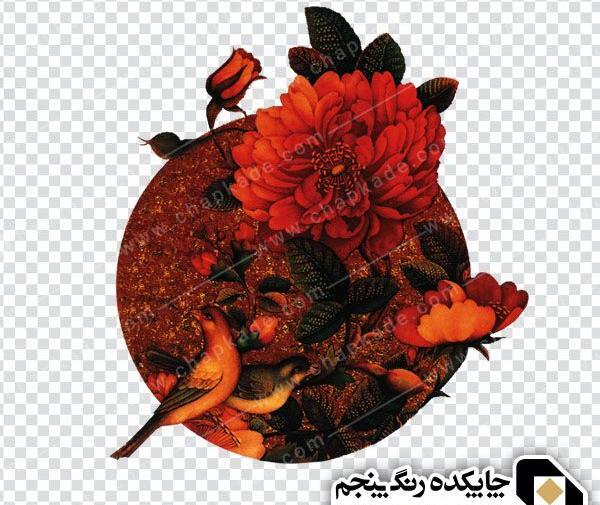 عکس وکتور گل و مرغ