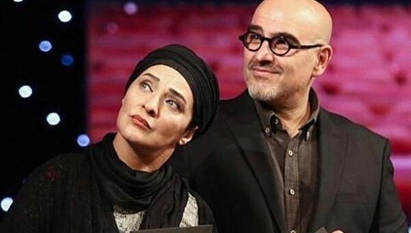 عکس رویا نونهالی با همسر و فرزندان