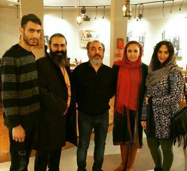 عکس سیامک انصاری به همراه همسرش