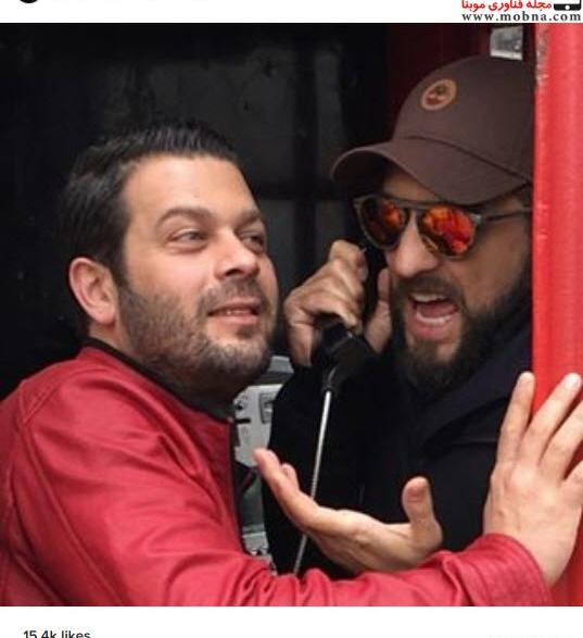 عکس بهرام رادان و پژمان بازغی
