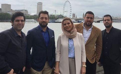 عکس بهرام رادان و پژمان بازغی