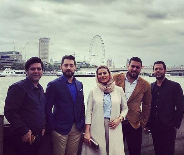 عکس بهرام رادان و پژمان بازغی