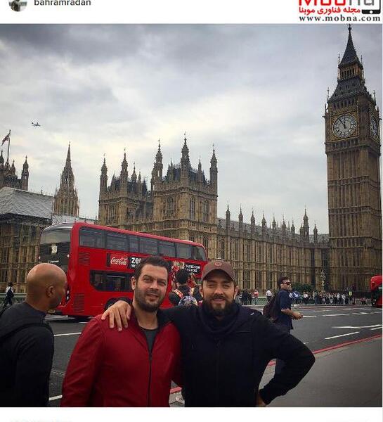 عکس بهرام رادان و پژمان بازغی