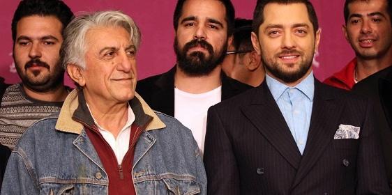عکس بهرام رادان و پژمان بازغی