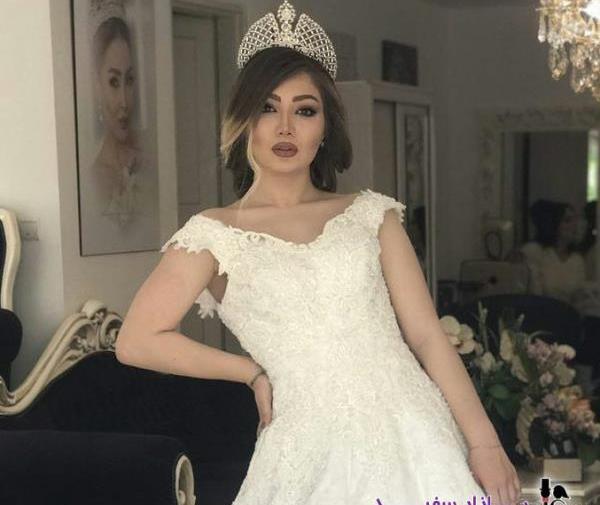 عکس ایستاده عروس و داماد