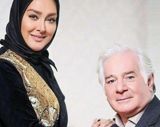 عکس الهام حمیدی با همسر سابقش