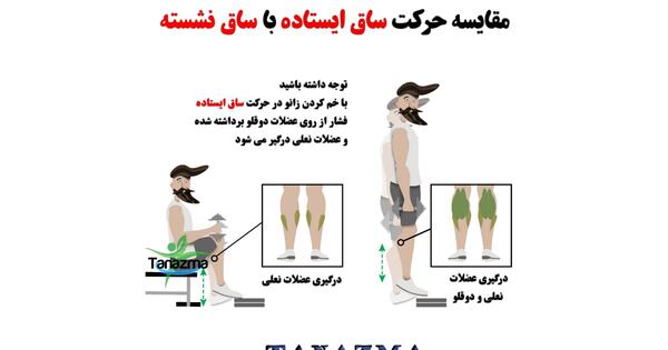 عکس ساق پا نشسته