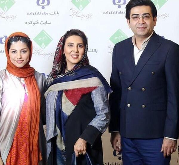 عکس فرزاد حسنی با همسرش